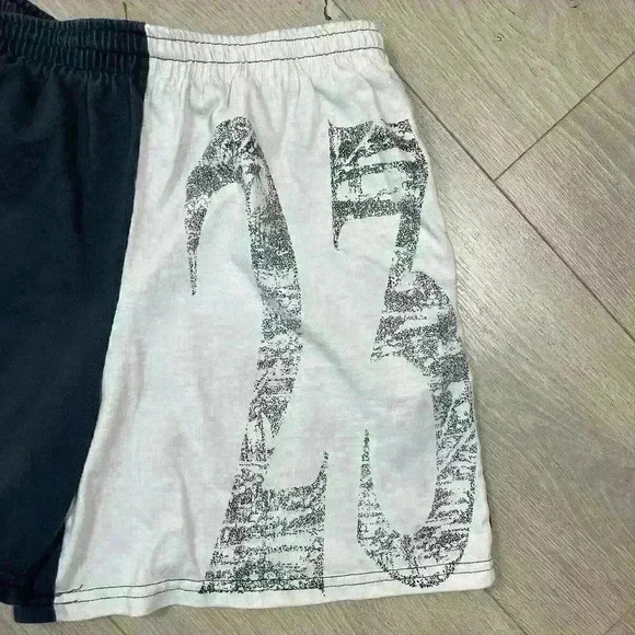 Vintage Nike Jordan Jungle #23 Atheltic Cotton Two Tone Sweats Shorts size XL - Picture 4 of 5